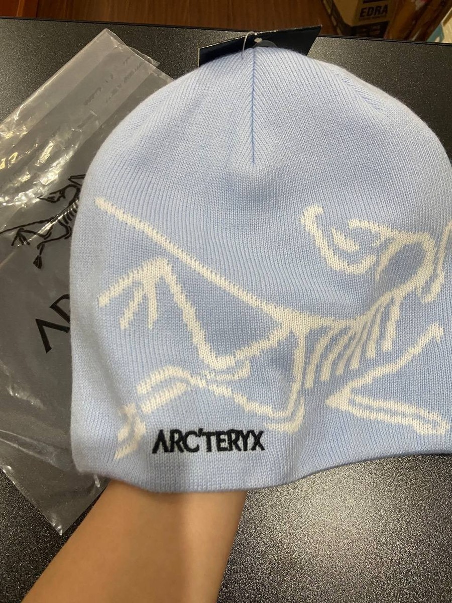 Arc'teryx Bird Head Toque Beanie Light Blue Merino Wool Winter Hat