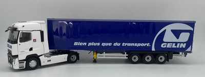 ELIGOR, RENAULT T High 4x2 2021 mit 3-Achs-Planenauflieger Tautliner - Transp...