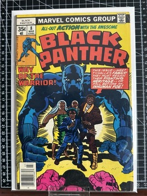 Black Panther Vol 1 No 8 Mar 1978 Marvel Bronze Age, Jack Kirby art