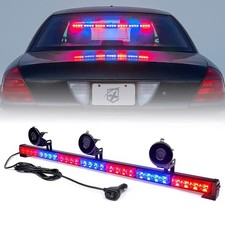 Xprite Police Lights 31.5 Inch Led Traffic Advisor Light Bar 21 Flashing Pa...