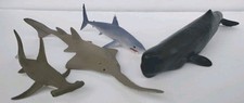 Safari Ltd Sperm Whale And Shark Figure Lot 