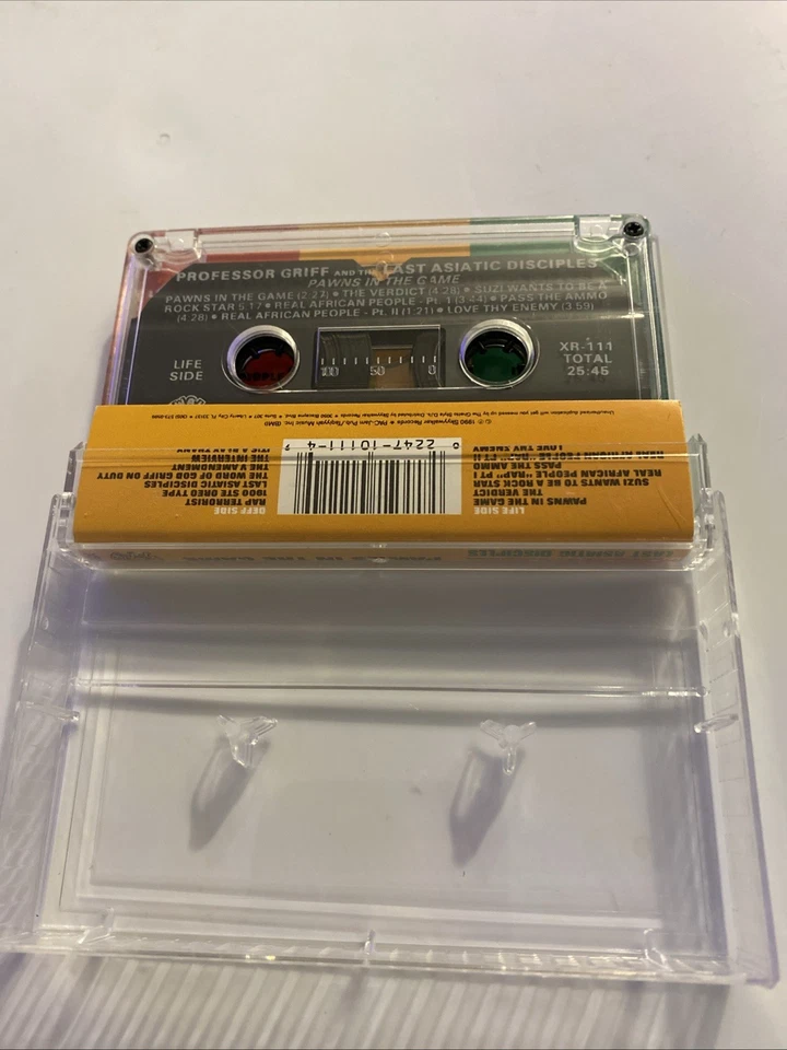 Professor Griff  Last Asiatic Disciples Cassette Pawns in the Game Audio Tape - Image 3 of 3