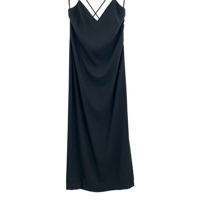Reggio vintage y2k maxi dress spaghetti strap whimsigoth grunge witchy black 14