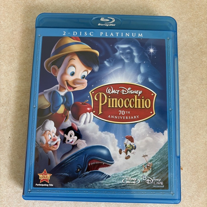 Pinocchio Blu-ray 70th Anniversary 2-Disc Platinum Edition Disney