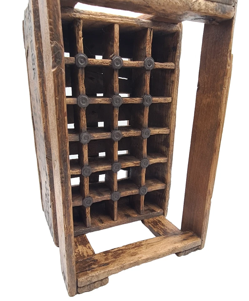Ancien Casier Bois Caisse Brasseur 24 Bouteilles vintage - C52 - Photo 4/4