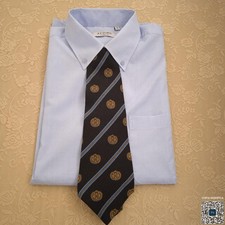 Cravatta Pancaldi Blu e Oro