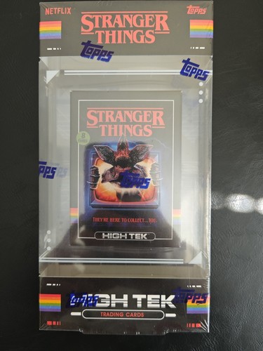 TOPPS HIGH TEK STRANGER THINGS HOBBY BOX (W ręku 🇬🇧) - Zdjęcie 2 z 7