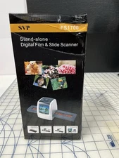 SVP Stand Alone Negative Slide Scanner New FS1700 5M pixels Scan Archive  NIP