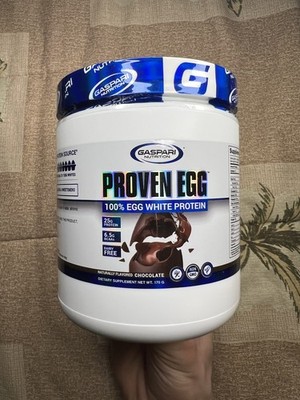 Gaspari Proven Egg Protein Powder Chocolate 25g Protein/ Serving Dairy Free New