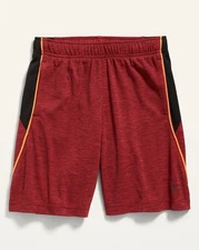 Old Navy Kids Boys Size XS (5) Burgundy Go Dry Color Blocked Mesh Shorts NWT $13