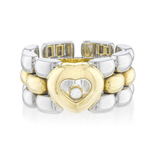 Chopard Diamond Ring in 18K Yellow Gold & Sta...