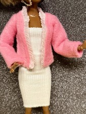 Barbie Kleidung Fashion Pullover / Jäckchen mit Rüschen