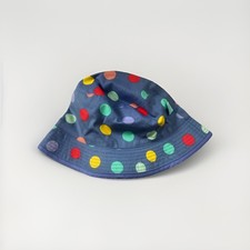 Sun Squad - Girl Cute Polka Dots Multicolor Gardening Bucket Hat - One Size