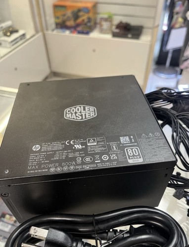 Cooler Master 800W 80 Plus Gold Modułowy zasilacz PSU Gaming PC Kable testowane - Zdjęcie 2 z 3