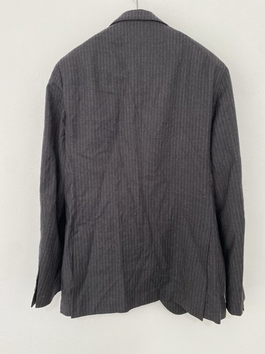 Lardini Single Breasted 3 Buttons Wool Blazer Size 52 gray - Picture 2 of 8