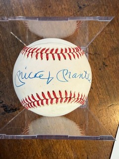 Mickey Mantle Signed Baseball PSA/DNA Authenticated