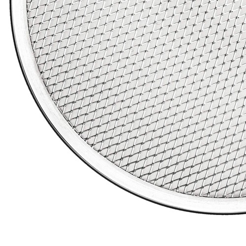2er Pack 12 Zoll Nahtlose Aluminium Pizzasieb Pizzapfanne mit Löchern Pizzagitter - Bild 2 von 5