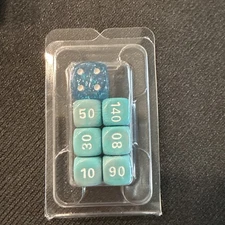 Pokémon Twilight Masquerade - Damage Counter Dice  turquoise