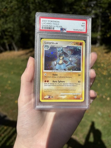 Lucario graded PSA 7 for sale on eBay