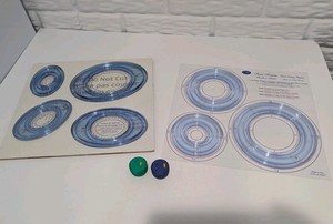 Creative Memories custom cutting system LOT W/ Circle & Oval & Cutting Blades