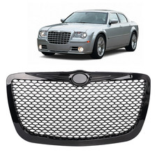 Fit For 2005-2010 Chrysler 300300c Front Bumper Grille Srt Style Gloss Black Fit For 2005-2010 Chrysler 300300c Front Bumper Grille Srt Style Gloss Black