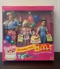 Vintage 1993 Mattel Barbie Birthday Fun at McDonald's Doll Playset Stacie & Todd