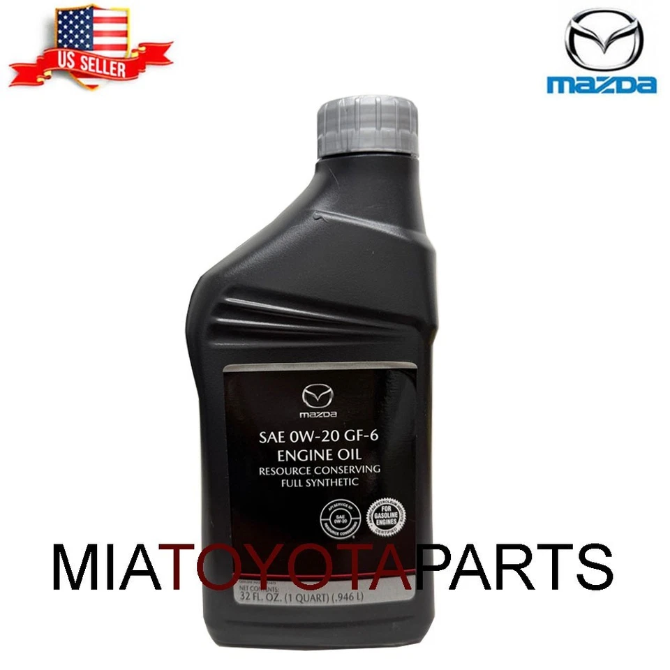 Genuine Mazda SAE 0W-20 GF-6 Resource Conserving Full Synthetic 0000-G6-0W20-QT - Изображение 2 из 4