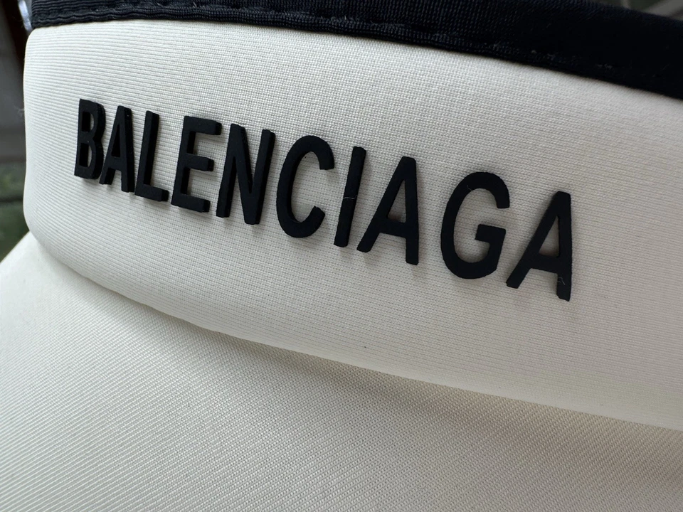 Parasol Balenciaga blanco ajustable Foto 3 de 4