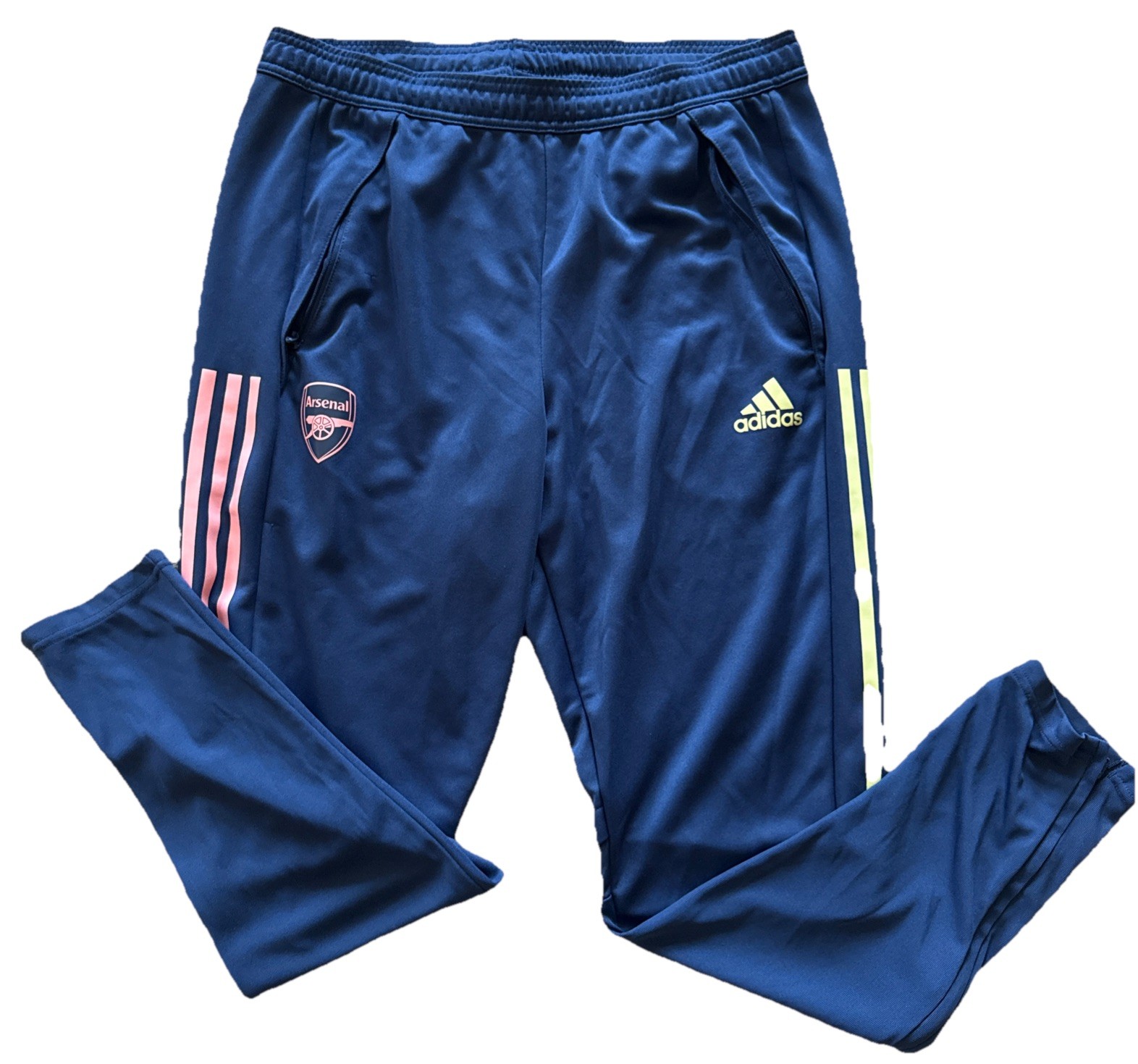 Adidas Arsenal FC Premier League Soccer Men's Track Pants Navy Blue Size L
