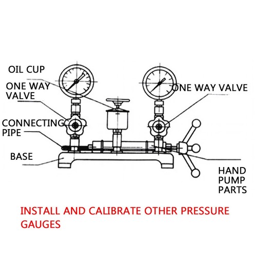 Oil Pressure Calibrator Positive and Negative Pressure Gauge Calibrator - Picture 4 of 20