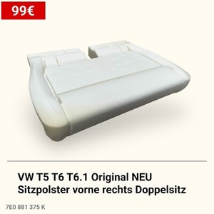VW T6 Transporter Bodenplatte Sitzausschnitte Volkswagen Holzboden L1 & L2 VW