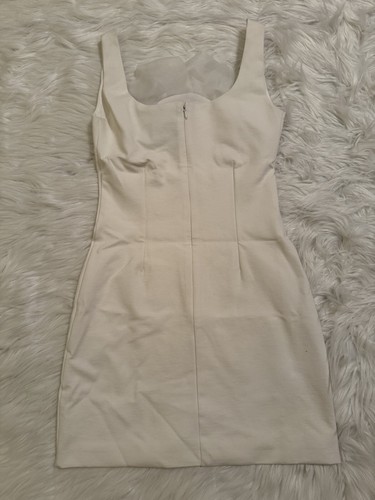 Cynthia Rowley Nuevo Vestido Sofía Organza Flor Blanco Talla 0 - Imagen 5 de 5