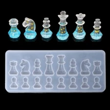 1pc Silicone Chess Shape Molds Clay Epoxy Resin Mold Jewelry Making Accessories