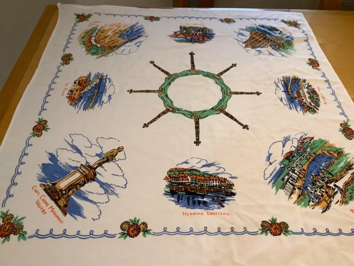 Art of the Scarf Landmarks of Whitby England UK Made in England 31