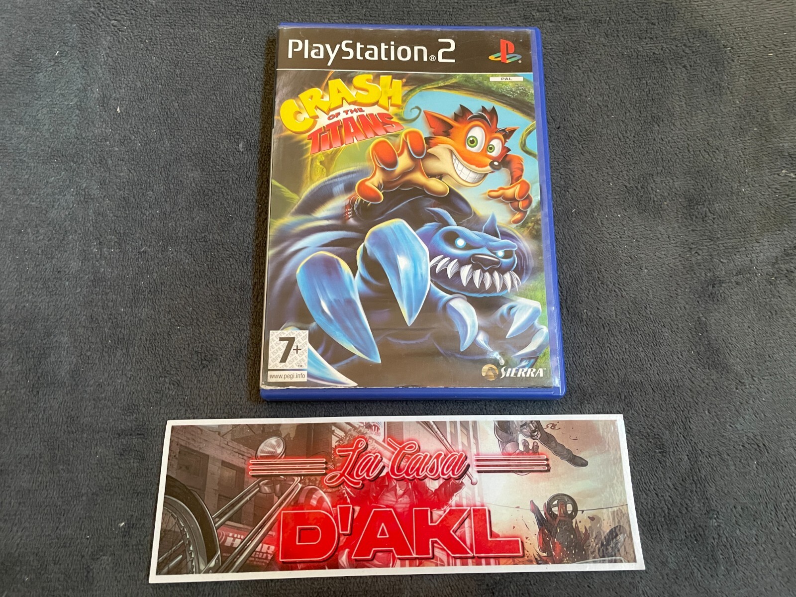 Crash of the Titans sans notice sur Playstation 2 - PS2 FR TBE
