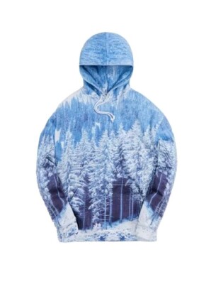 KITH Winter Forest Hoodie Hooded Sweatshirt Men's size Large