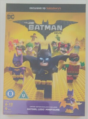The LEGO Batman Movie Rare SAINSBURYS EXCLUSIVE DVD New Batgirl minifigure  30612 UK