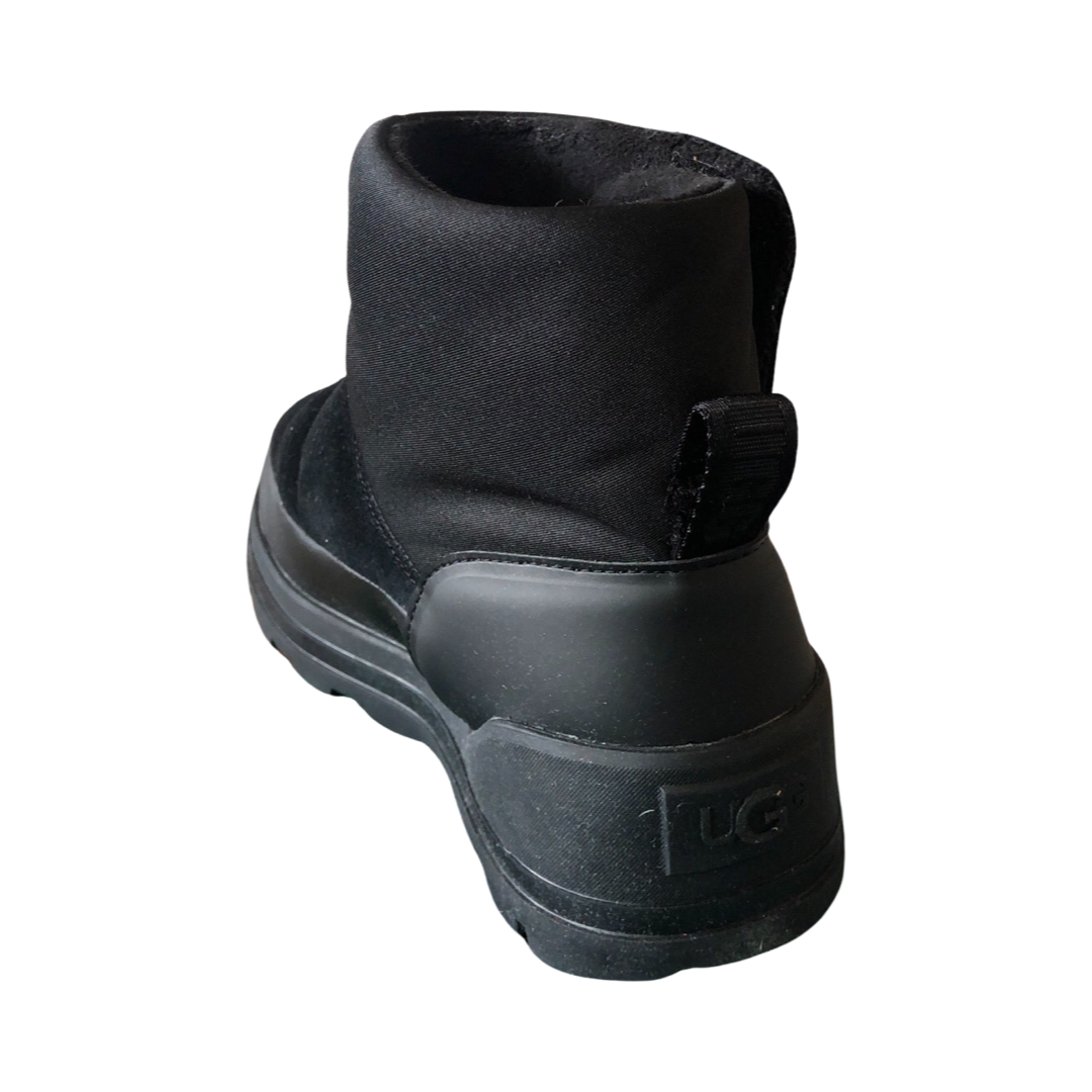 UGG CLASSIC KLAMATH MINI BLACK SUEDE WATERPROOF WOMEN'S BOOTS