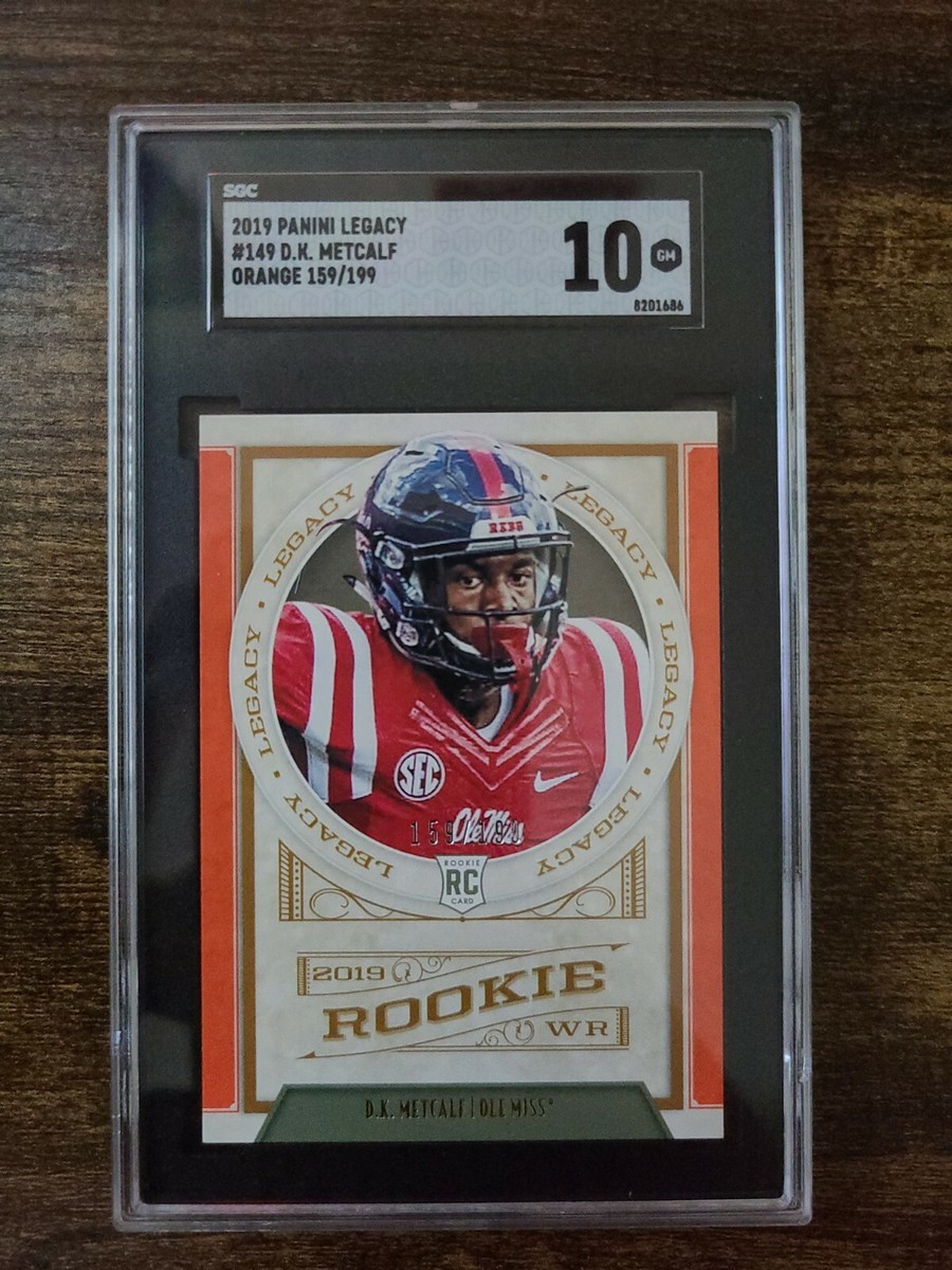 2019 Panini Legacy - Rookies DK Metcalf #149 Orange /199 (RC) for
