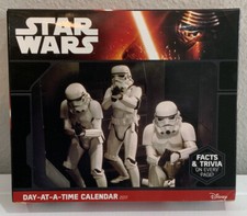Star Wars Saga Calendario 2017 Deluxe Día a la Hora Caja Calendario Escritorio 6x5x2 Trivia