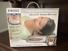 Homedics Adjustable Shiatsu Neck Massager Therapist Select Deluxe SM200 W/Box