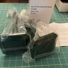 2-Pack Solar Powered Ultrasonic Mole Repeller, Gopher, Snake, Vole Deterrent New