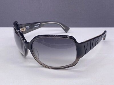 Vera Wang Sonnenbrille Damen Schwarz große Gläser Rechteckig V215 NP 198 