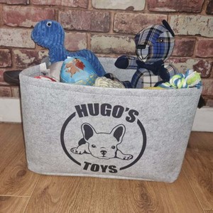 personalised dog basket