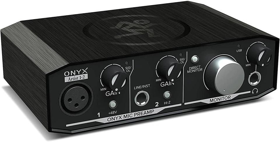 Mackie Onyx Artist 1-2 USB Recording Studio Audio Interface (AUTHORIZED DEALER) - Image 3 of 4
