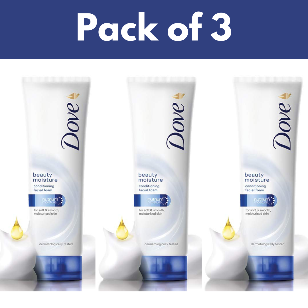 Dove Nutrium Moisture Facial Cleanser 50ml for Hydrated Skin