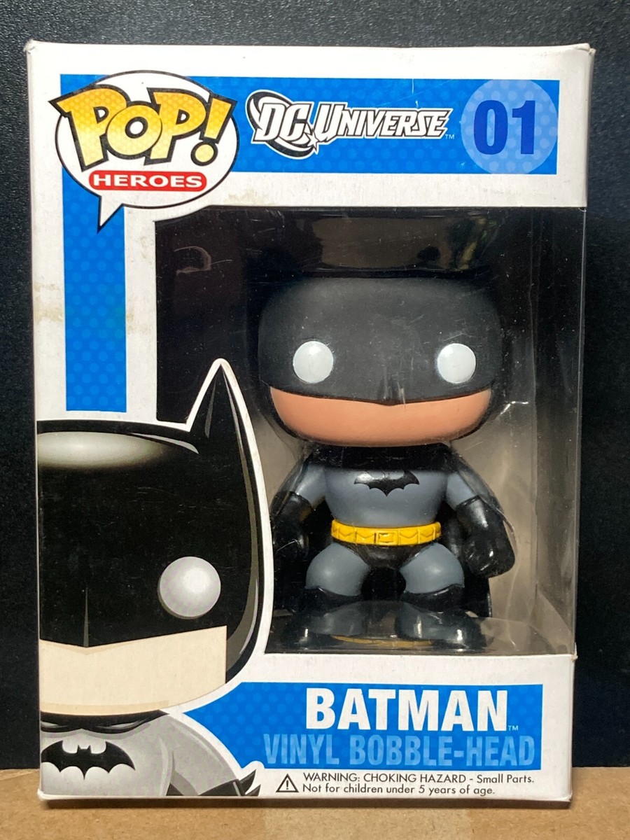 Funko POP DC Universe 01 Batman Bobble-Head in Soft Protector | eBay