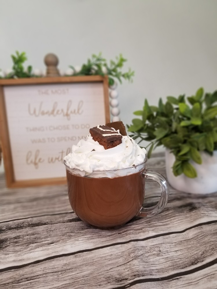 FAUX MUG HOT CHOCOLATE  FAKE FOOD PROP  FAUX COFFEE  FAUX HOT CHOCOLATE