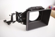 Studio Arri 3-Stage 6.6 6.6 Swing Away Mat Box French and Side Flags 15mm rods