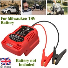 For Milwaukee 18V Power Battery Jumper Starter Jump Kit Auto Booster Cable 11AWG